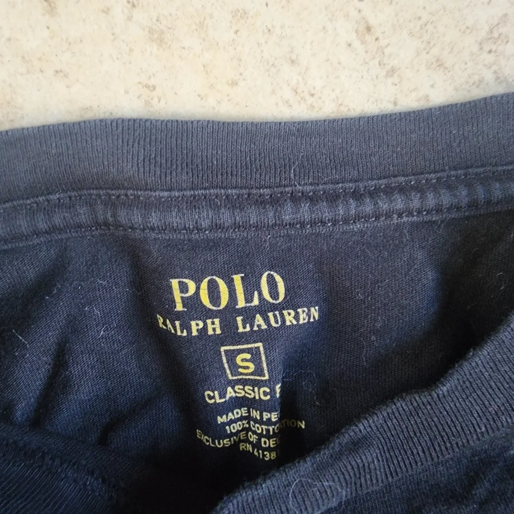 Ralph Lauren Kids Black Long Sleeve Tee with Graphic